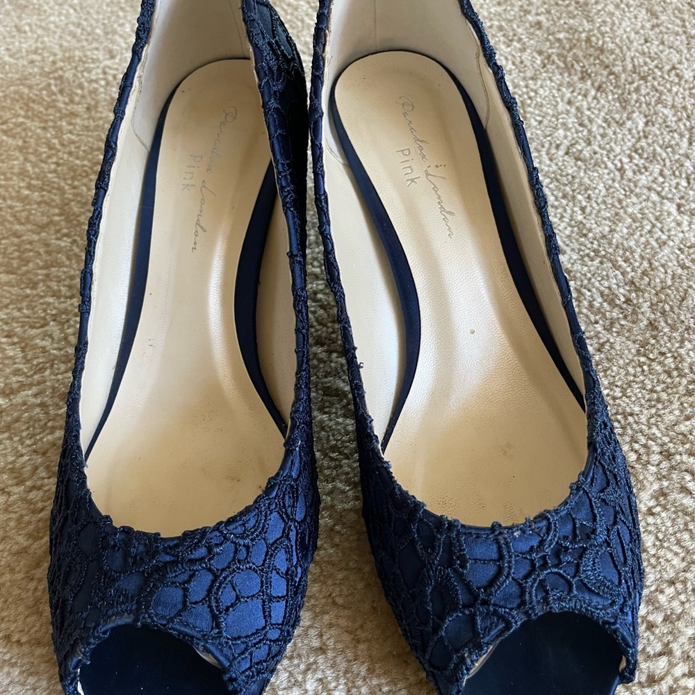 Beautiful navy dress shoes